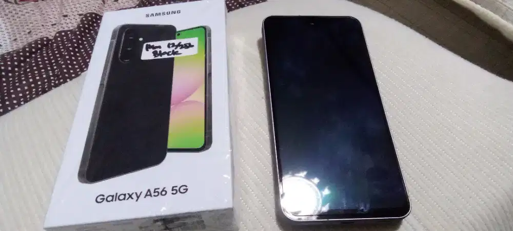 Dijual Samsung A56 5G 12/256 Graphite