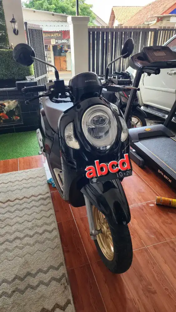 Honda scoopy 2021 terawat mesin normal dan original