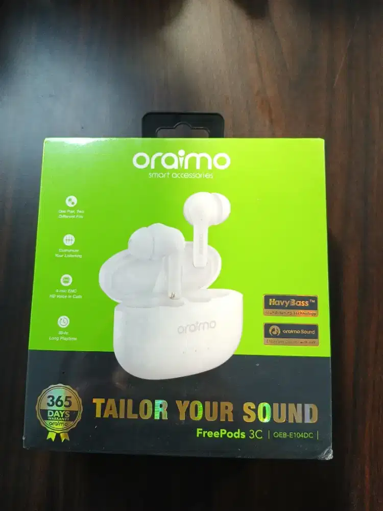 Oraimo TWS Bluetooth Earphone  Freepods 3C  ENC OEB-E104DC