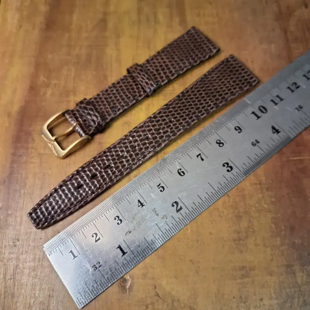 Tali Jam Tangan Starp Leather Longines Antik Vintage