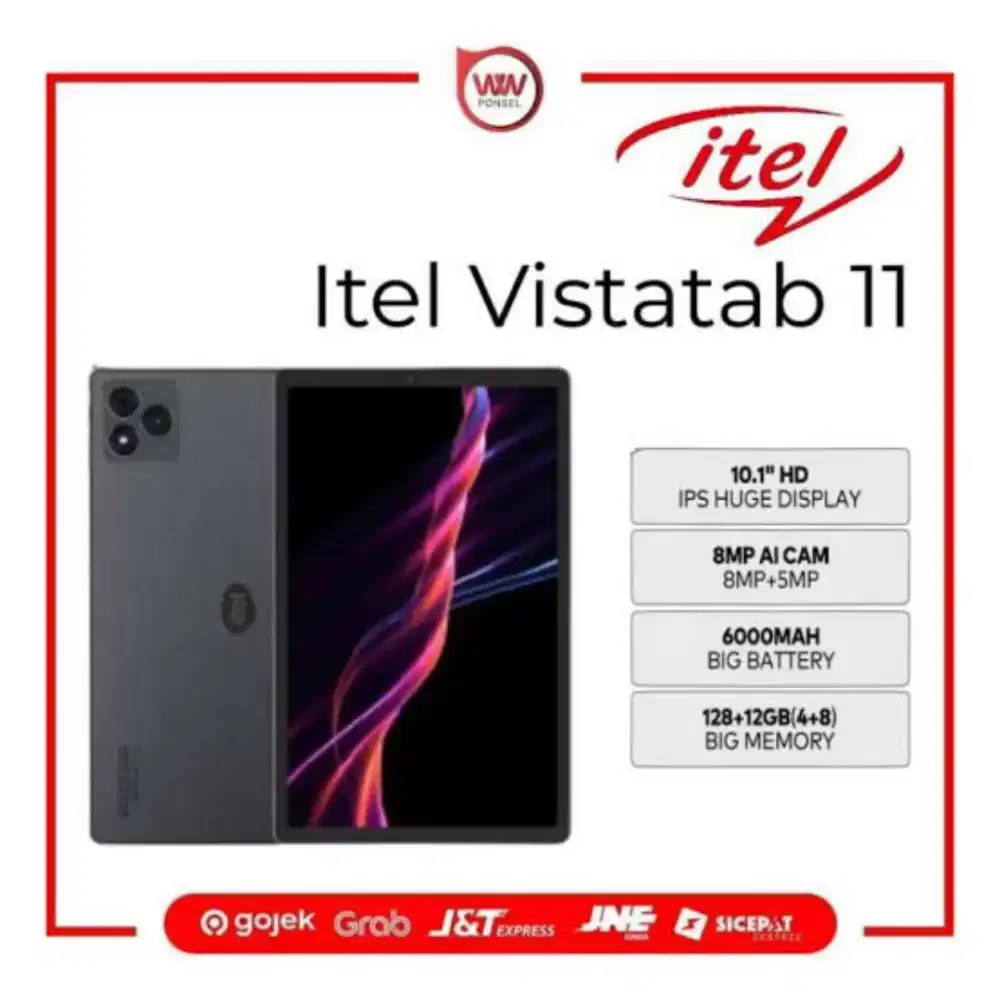 Di jual vistatab 11 fulset 4/128 gb no minus