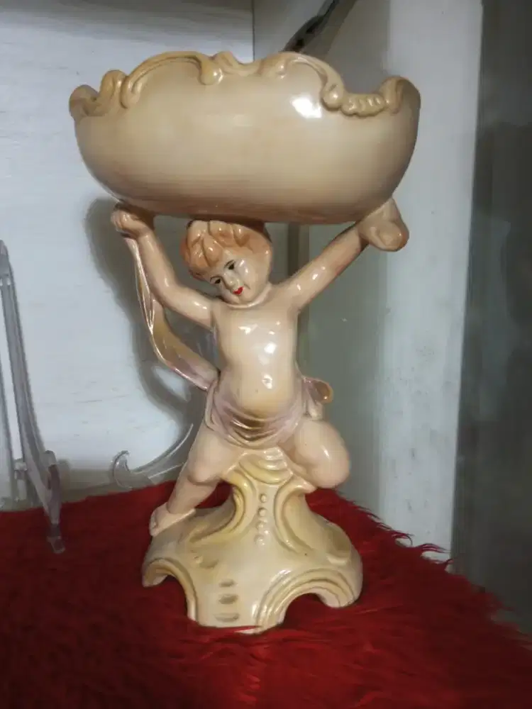 Pajangan Patung Keramik Jadul & Vintage