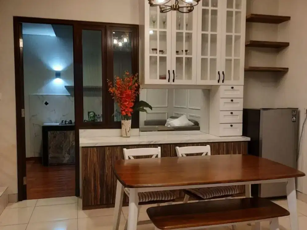 rumah sewa full furnished Luxury di cluster Olive summarecon bekasi