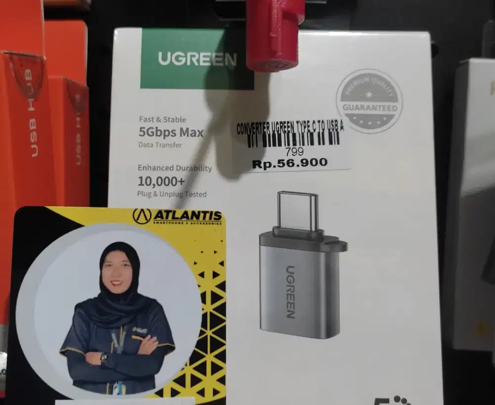 CONVERTER UGREEN TYPE C TO USB A