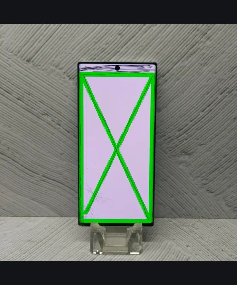 LCD SAMSUNG NOTE 10 ORIGINAL BEKAS COPOTAN