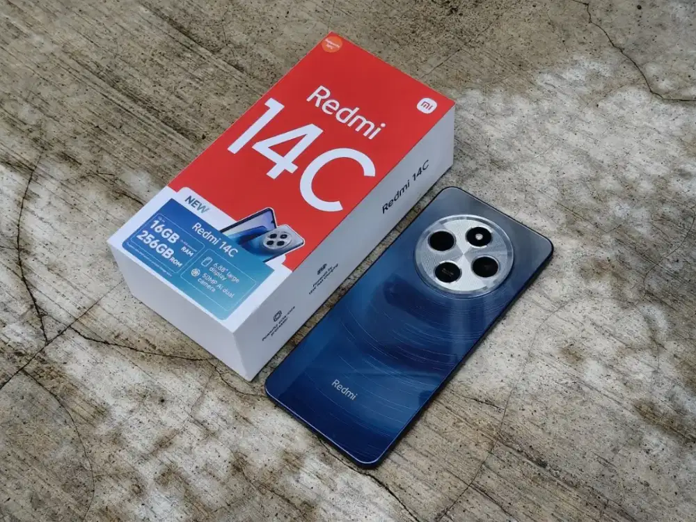 Xiomi 14C Ram 8/128gb lengkap Bening