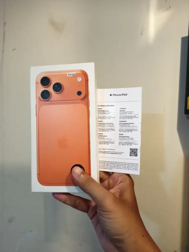 Jual Iphone 17 Promax 512Gb New Resmi Ibox Warna Orange