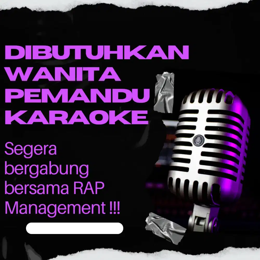 Lowongan kerja khusus wanita pemandu karaoke KTV jakarta selatan