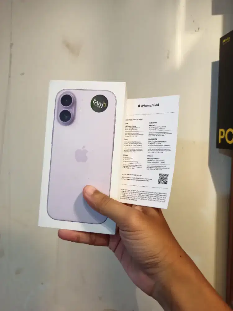 Jual Iphone 17 256Gb New Resmi Ibox Warna Lavender