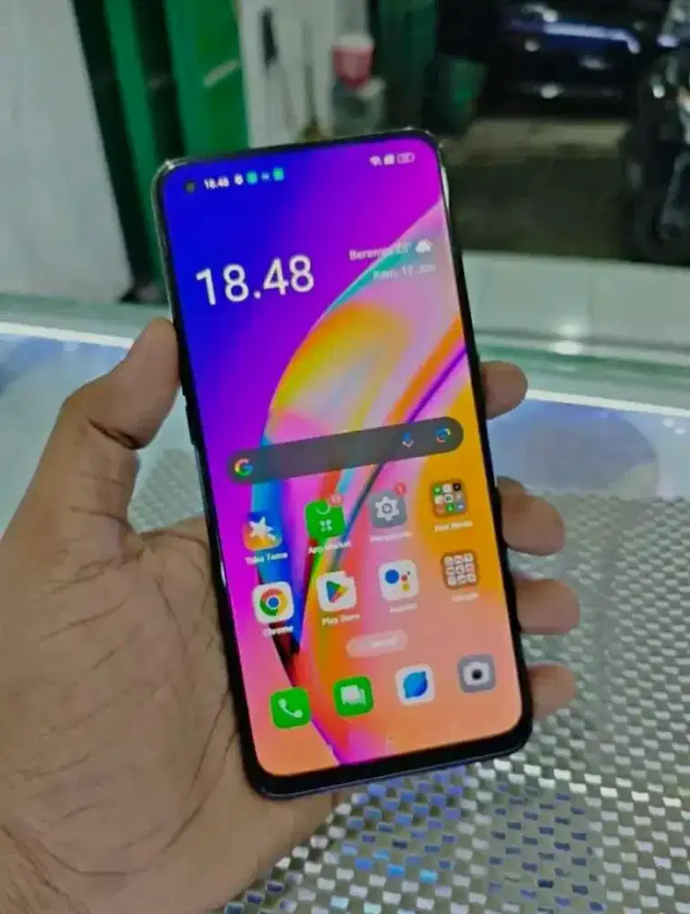 Oppo Reno 5F Mulus Segel Amoled~Sidik Jari Layar Gesit