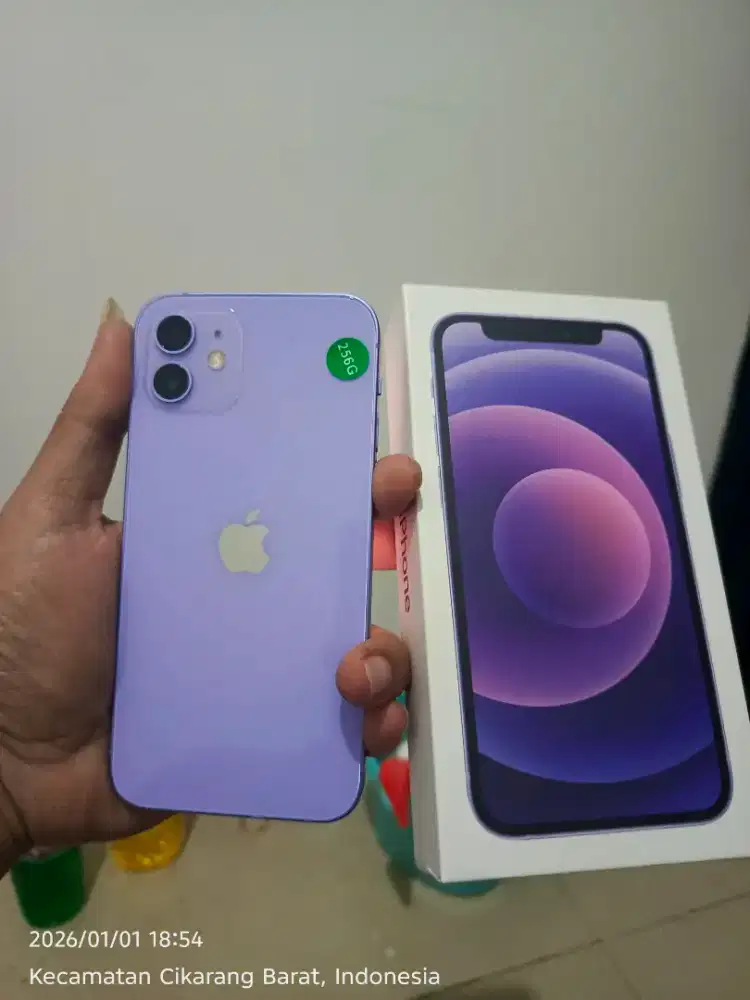 iphone 12 basic/big 5g 256 gb all operator 
Rp. 4jt 700
nmnus mlus
