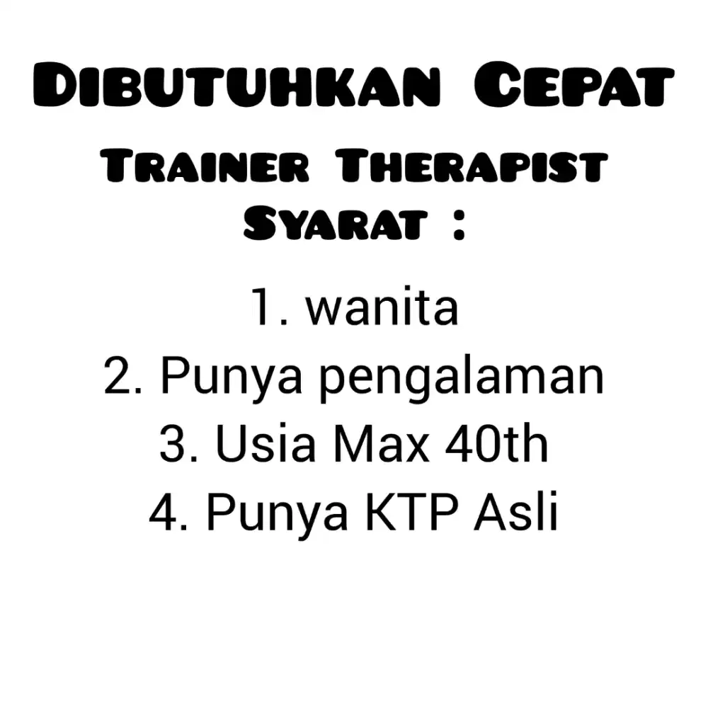 Trainer Therapist