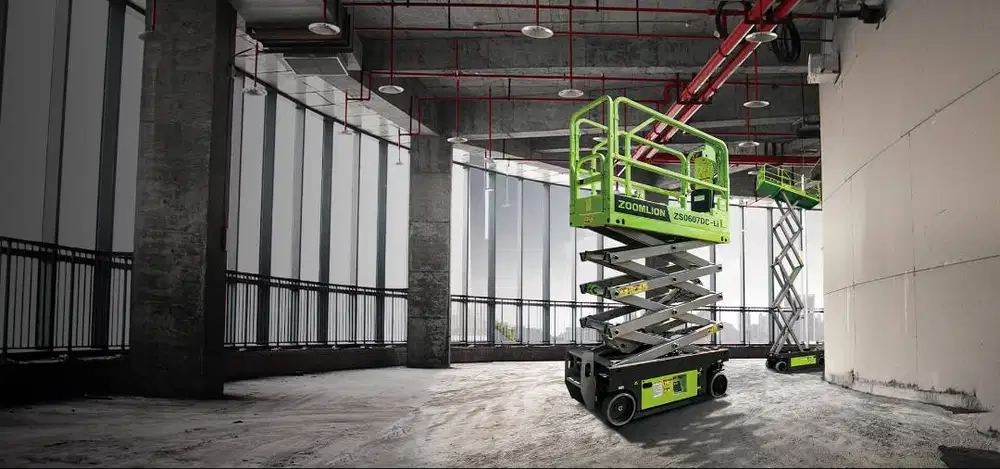 Tangga Electric Scissor Lift Zoomlion 8 meter Promooo