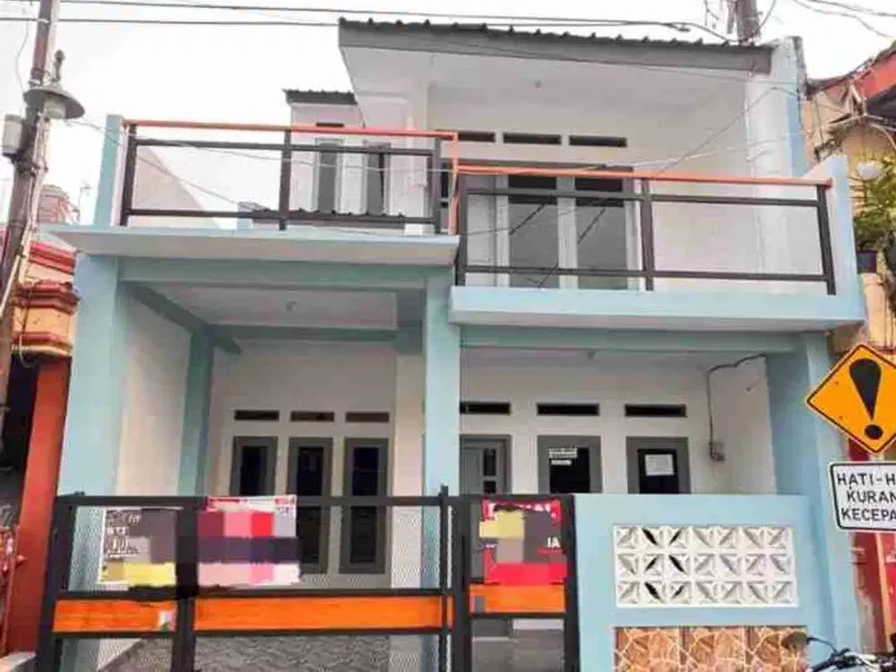 Dijual Rumah minimalis 2 Lantai Pondok Ungu Permai 
Blok ( terdepan ) Bekasi