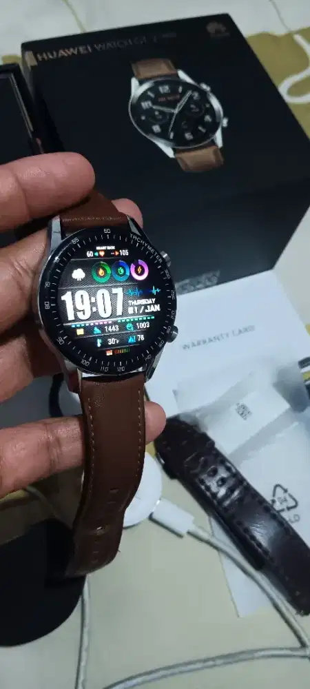Huawei GT 2 Strap Kulit 46 mm Full Set