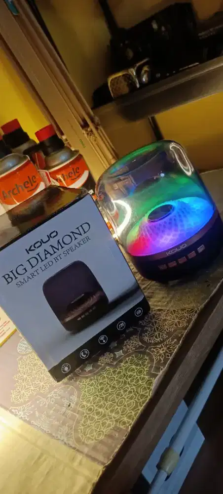 SPEAKER BT KUOU BASS LED NEW