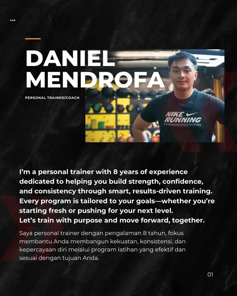 Coach/personal trainer panggilan