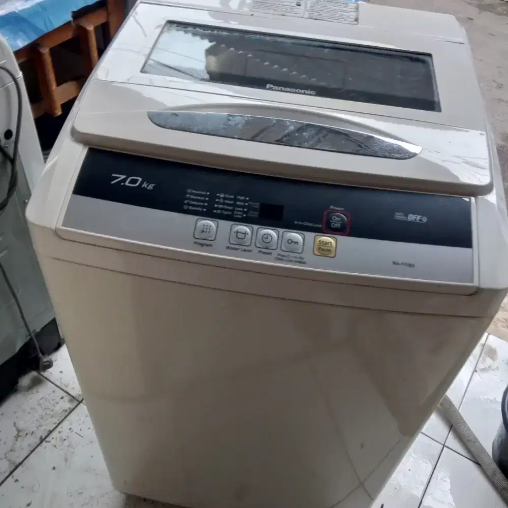 Mesin cuci 1 tabung otomatis merek panasonik