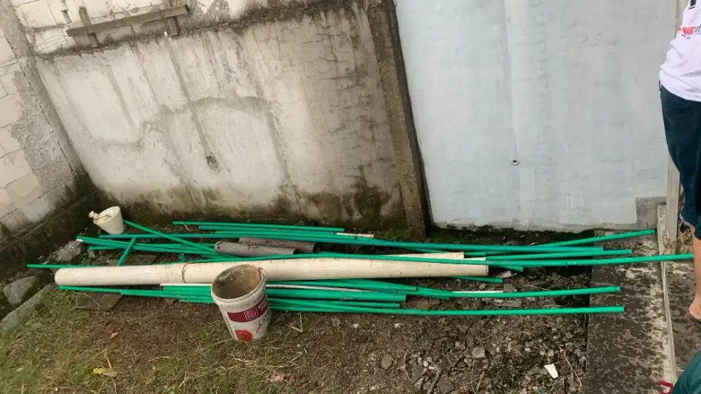 Jual Barang Sisa Proyek dan jet washer + vacum cleaner bekas