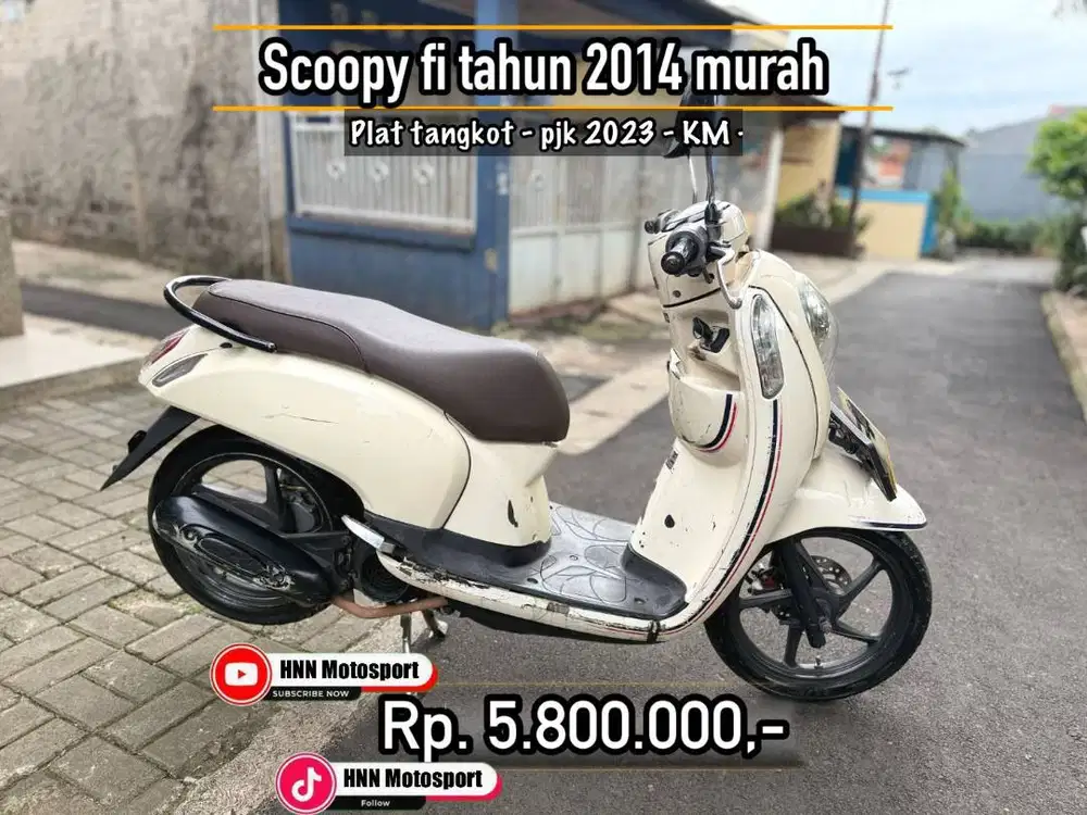Scoopy Fi Thn 2014 Murah