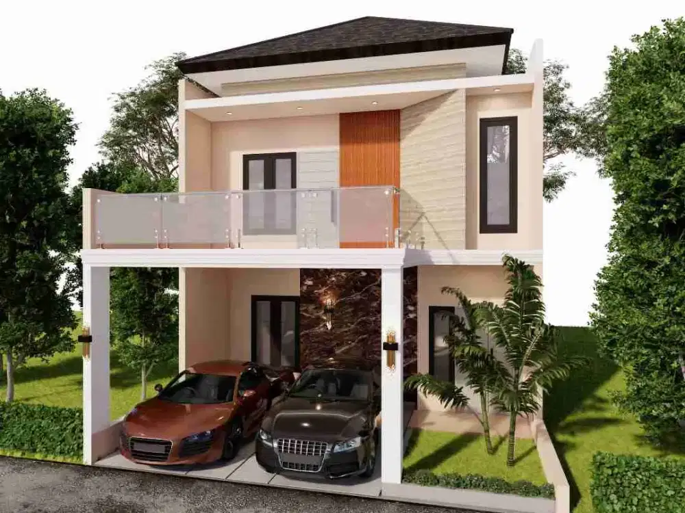 Cluster mewah design modern 2lantai di pondok gede lokasi dijamin super strategis