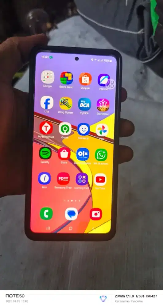 Samsung A52 ram 8/256