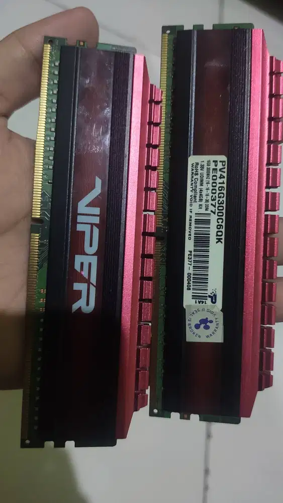 Ryzen 3 1200 & Ram Patriot Viper 8gb 2x4gb ddr4 3000mhz