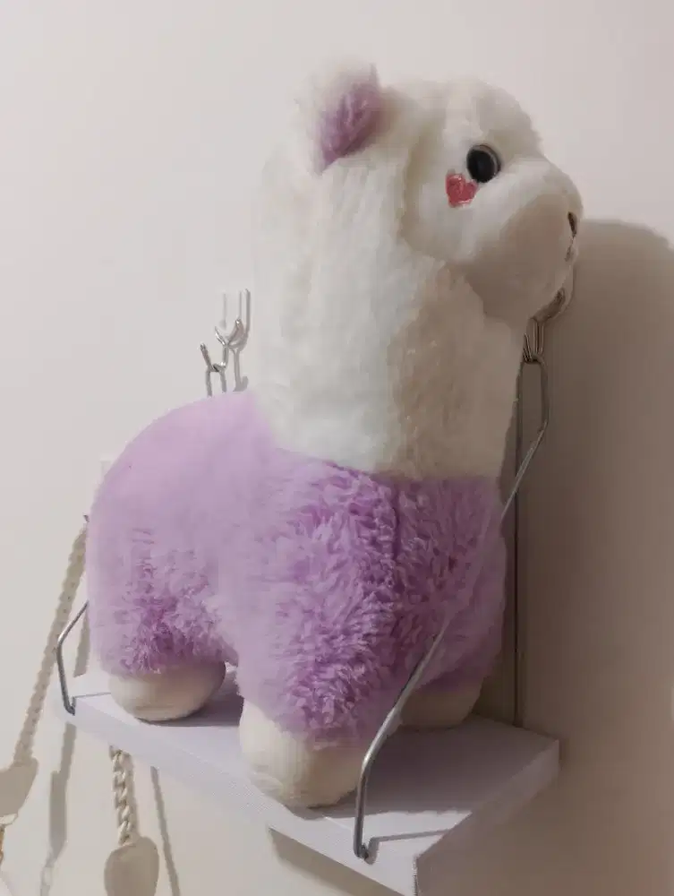 Boneka Llama Alpaka Miniso Ungu Mainan Anak