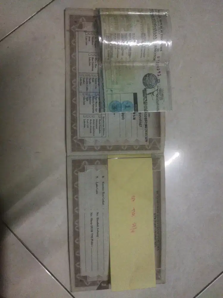 BPKB + STNK Mio Smile