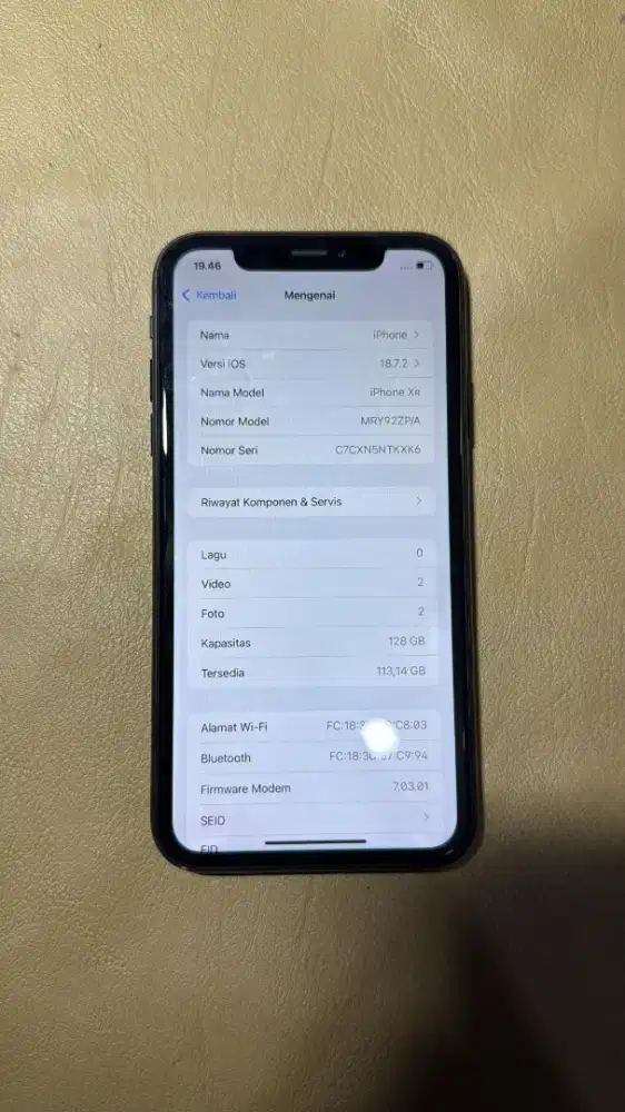 iPhone Xr 128 inter all operator