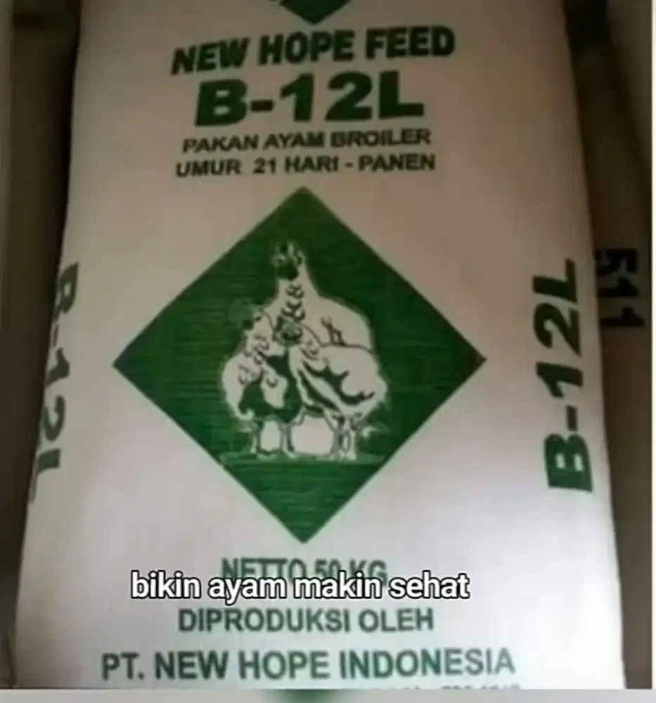 Pakan ayam untuk pertumbuhan & penggemukan