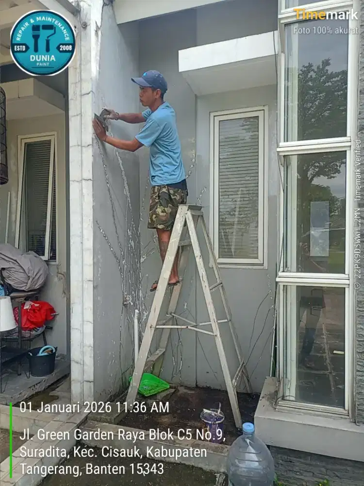 Jasa tukang cat, plafon, perbaikan atap bocor & renovasi