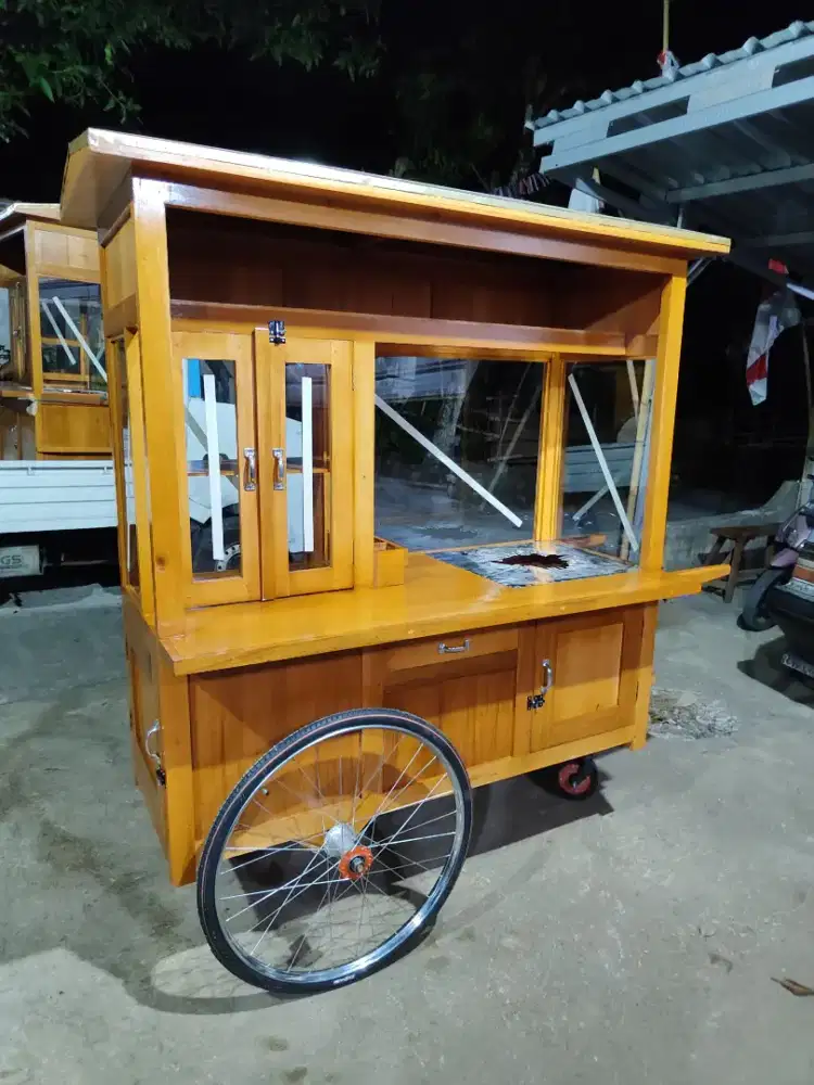 Jual Gerobak Angkringan,Bakso,Mie Ayam,Bubur,Roti BakardlL.