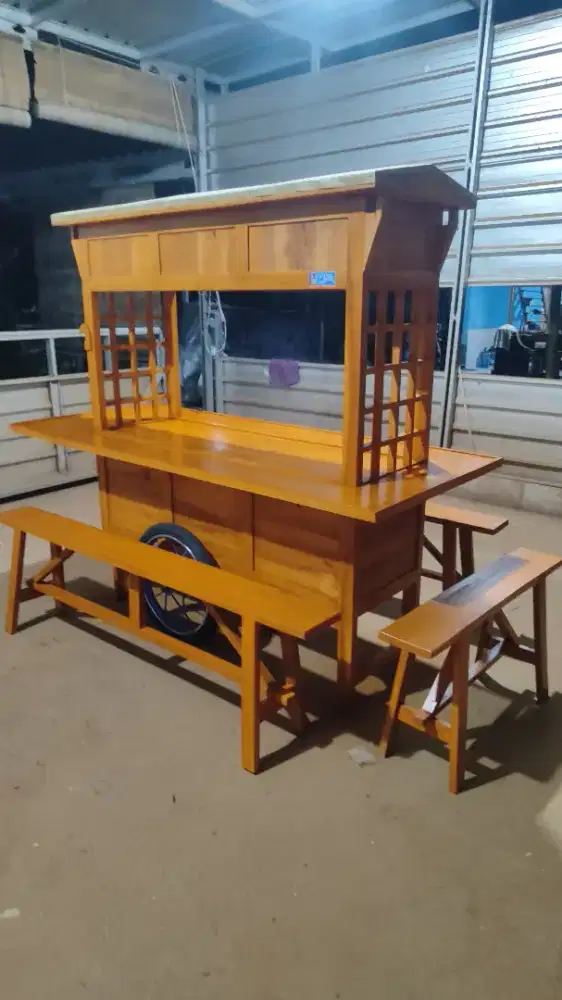 Jual Gerobak Angkringan,Bakso,Mie Ayam,Bubur,Roti BakardlL.