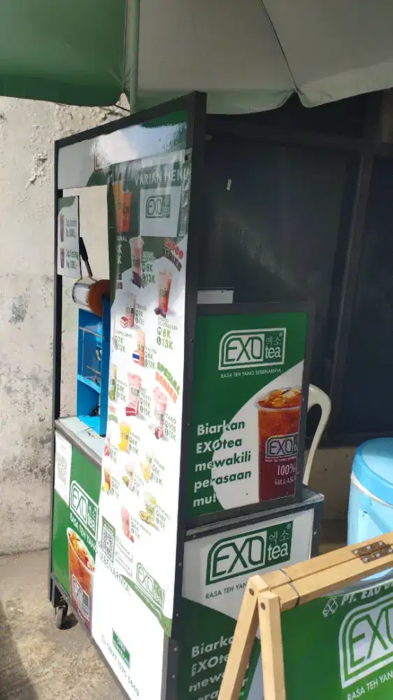 Jual booth exo segera