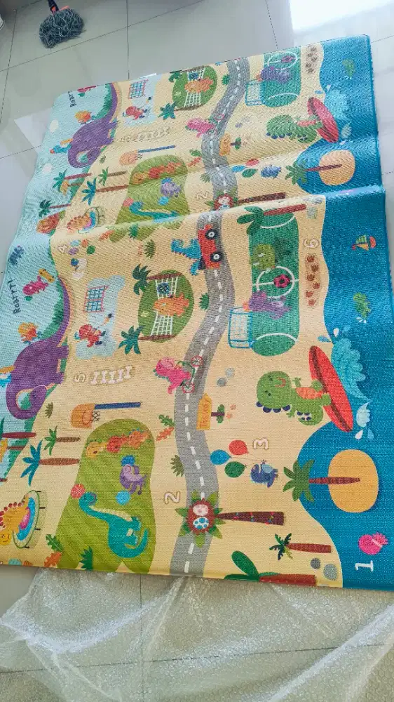 Playmat pvc comflor playmat korea empuk