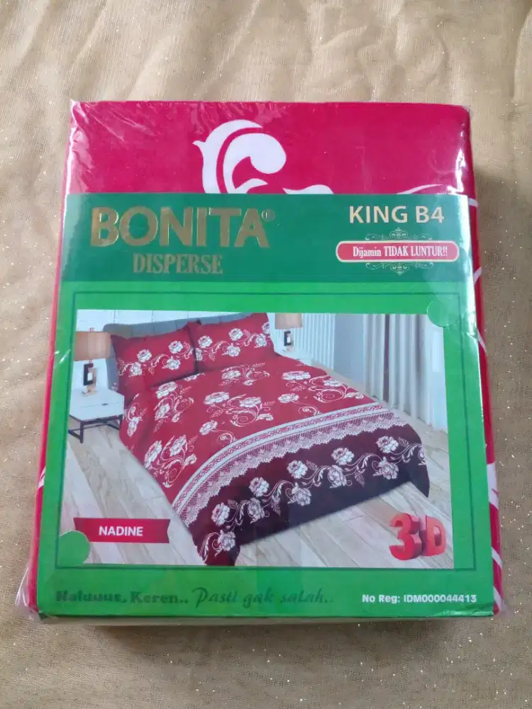 Sprei set bantal 4 guling 2 ukuran 180*200