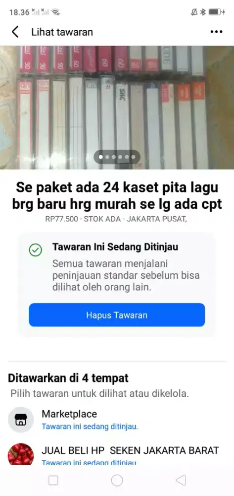 Se paket ada 2 lusin kaset pita lagu brg baru hrg murah se lg ada cpt