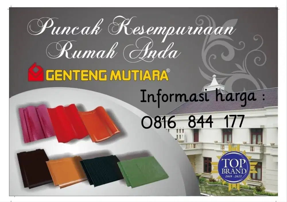genteng beton MUTIARA pabrik tangerang