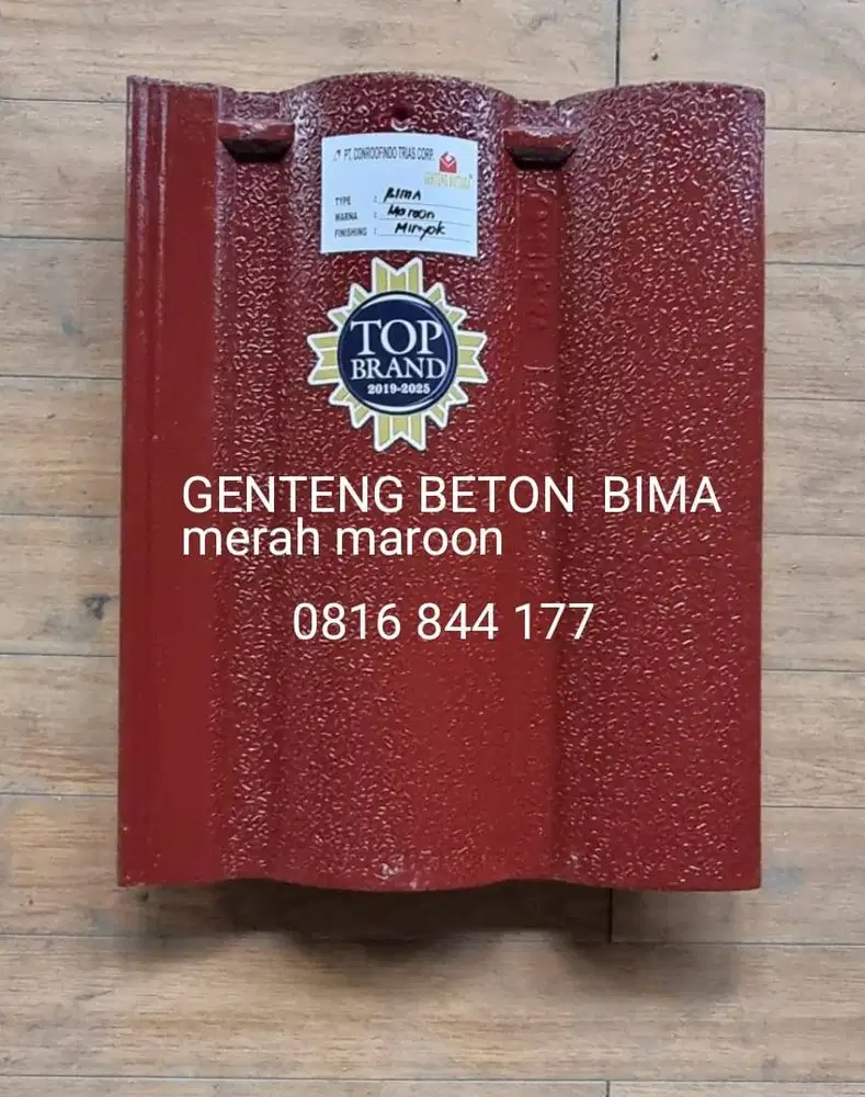 genteng beton MUTIARA pabrik tangerang