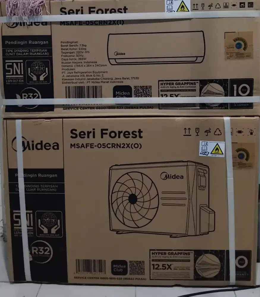 Menjual AC masih baru