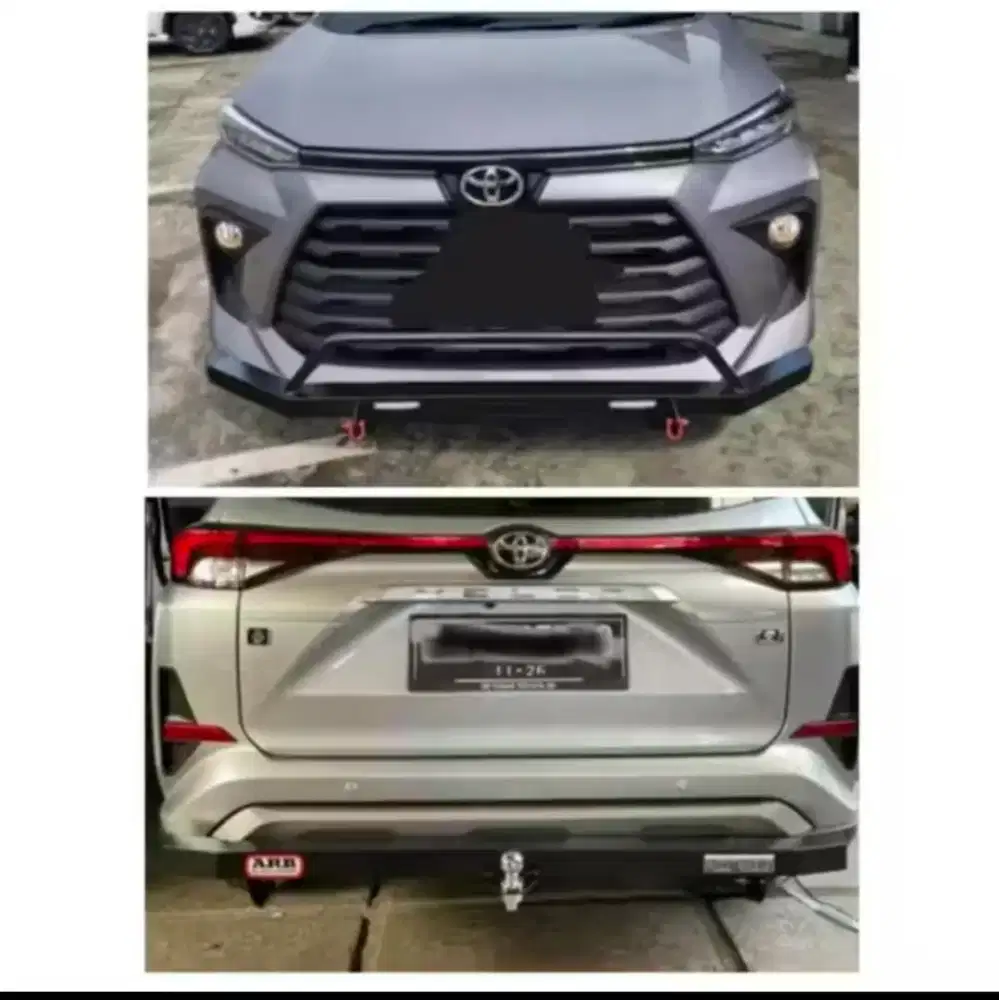 Paket Tanduk Depan+Towing ARB Belakang untuk Mobil AVANZA 2022-2025