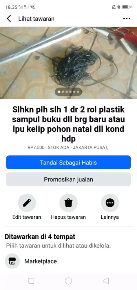 Slhkn plh slh 1 dr lampu kelip2 atau sblh nya brg baru murah sj