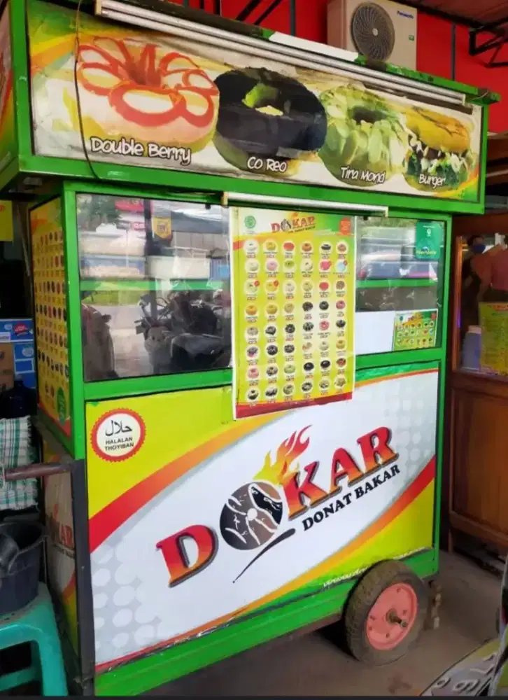 Gerobak donat second