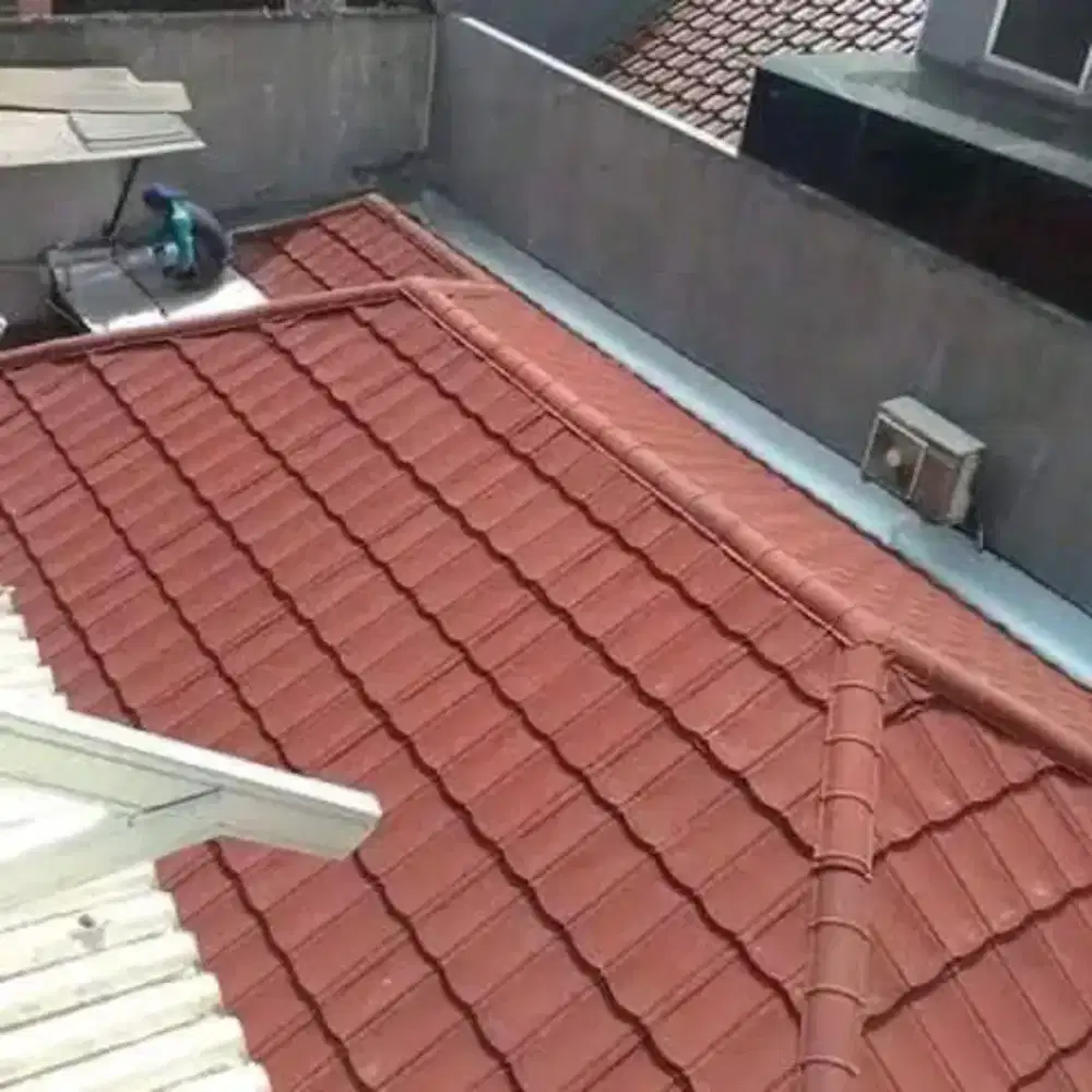 TukanG renovasi atap yg bocor.cat atap