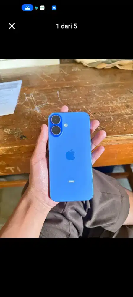 iPhone 16 plus ultrmarine