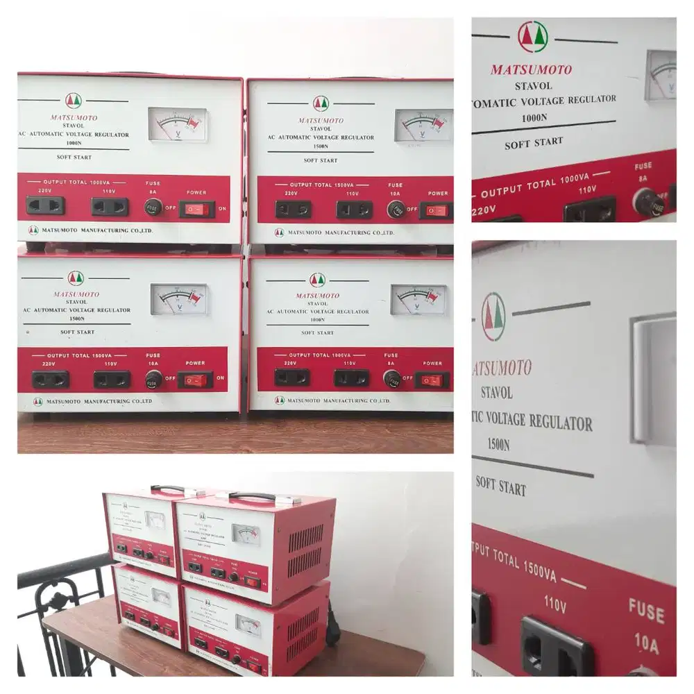 Stabilizer Stavol MATSUNAGA 1000VA 1500VA Original ( JAPAN ASLI )