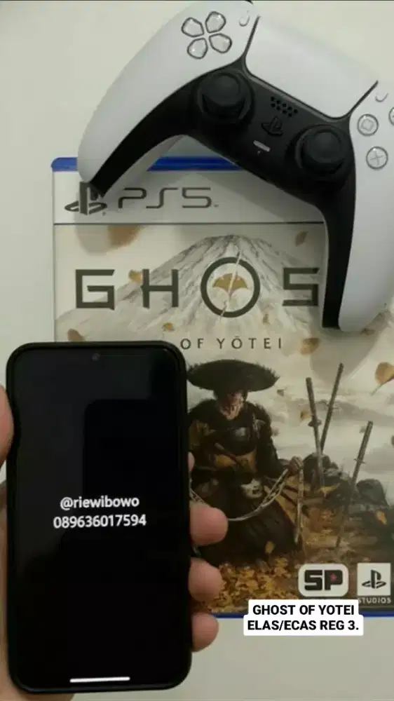 BD/Kaset PS5 Ghost of Yotei (Exclusive) seken fullset like new