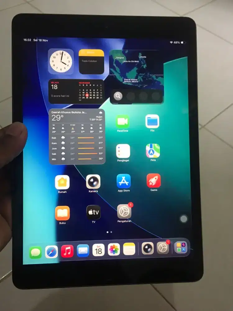 iPad Generasi 6 Grey 32GB Wi-Fi Only Normal Mulus