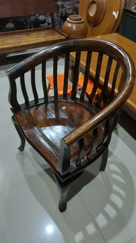 Kursi betawi 1 biji dari kayu sonokeling